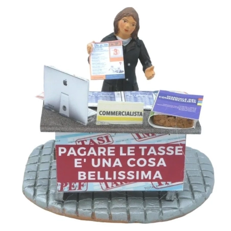 Commercialista donna 10 cm