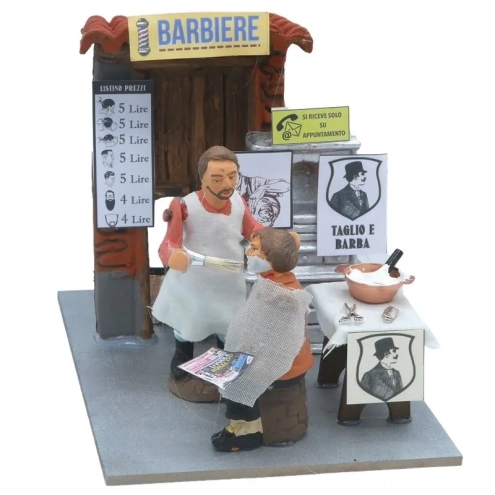 Barbiere in movimento 10 cm