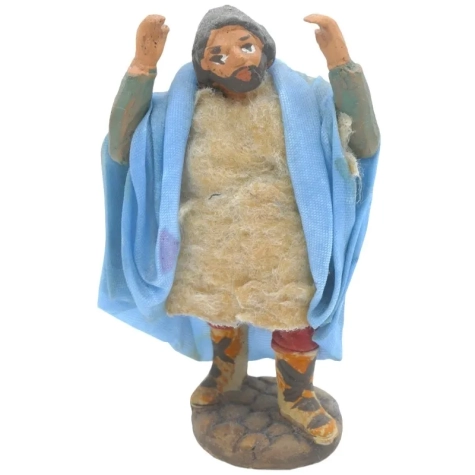 Pastore della meraviglia  vestito in stoffa 7 cm