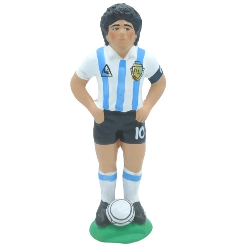 Statuetta Maradona Argentina in terracotta 18 cm