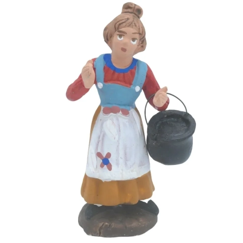 Cuoca con pentola in terracotta 7 cm
