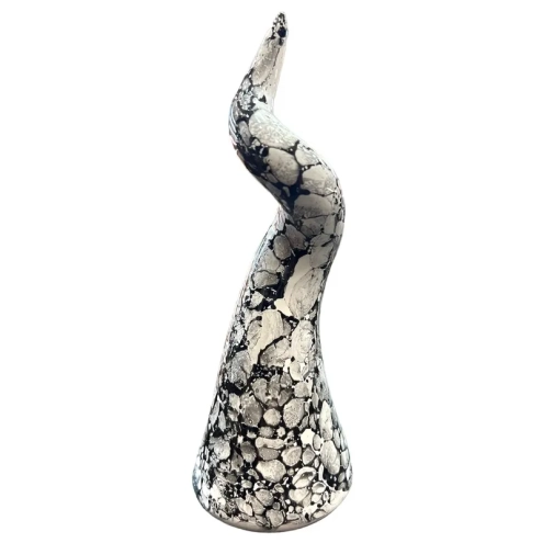 Corno in ceramica bianco fantasy da tavolo  da 30 a 50 cm