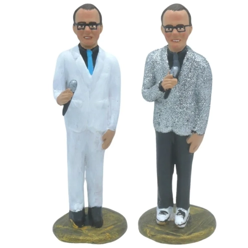 Statuetta Gigi D'Alessio in terracotta 17 cm