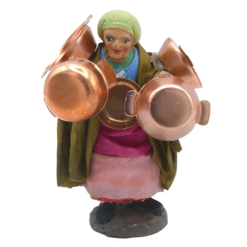 Ramaio vestito in stoffa 10 cm