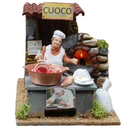 Cuoco in movimento 10 cm