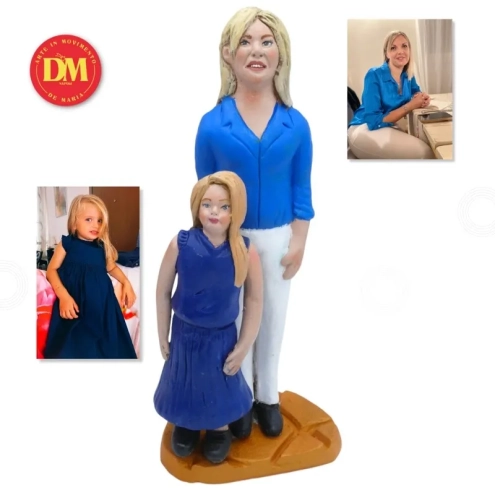 Statuina coppia personalizzata 15 cm