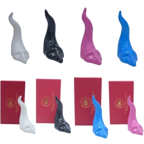 Corno Pulcinella in ceramica 12 cm - VARI COLORI