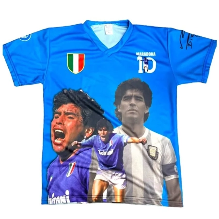 Maglia celebrativa Maradona Napoli TUTTE LE TAGLIE