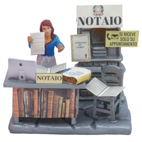 Studio Notaio uomo 10 cm