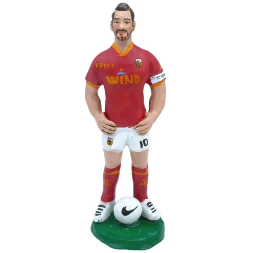 Statuetta Francesco Totti in terracotta 17 cm