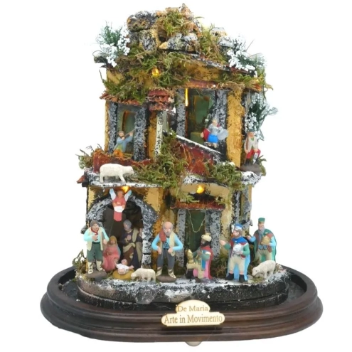 Campana ovale da 22 cm con pastori da 2 cm stile 700
