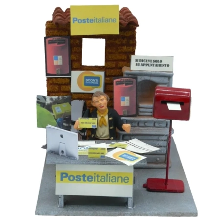 Poste italiane uomo in movimento 10 cm