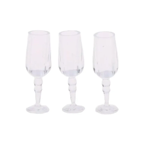 set da 3 calici in vetroresina per pastori da 7  a 12 cm