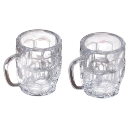 Set da 2 Boccali in vetroresina per pastori da 7 a 15 cm