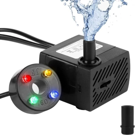 Pompa ad acqua professionale 2.5W con luce LED