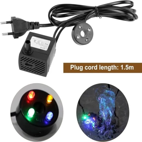 Pompa ad acqua professionale 2.5W con luce LED