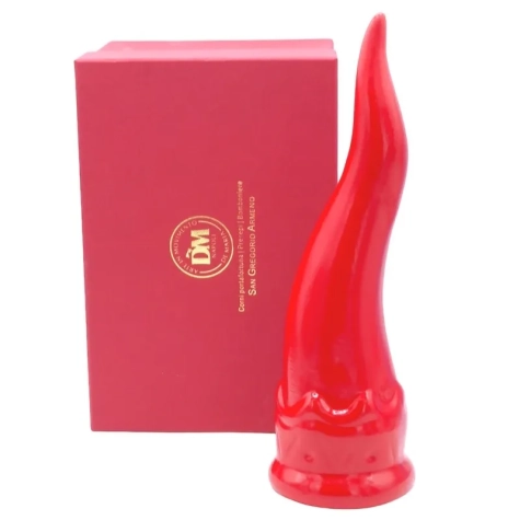 CornoNapoletano rosso totale da tavolo da 15 o 25 cm 2