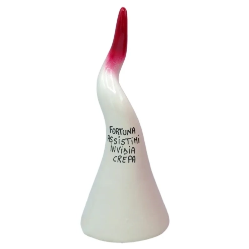 Corno della fortuna in ceramica da tavolo 15 o 20 cm