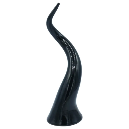 Corno nero in ceramica da tavolo da 25 a 60 cm