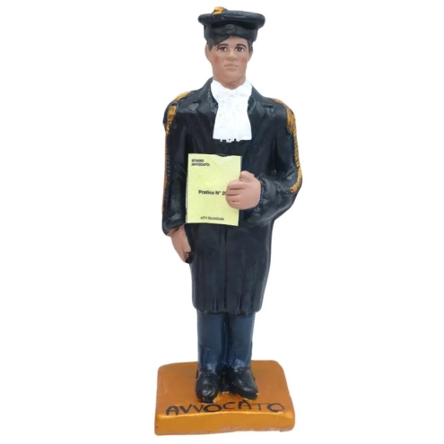 Statuetta Avvocato in terracotta 15-17 cm