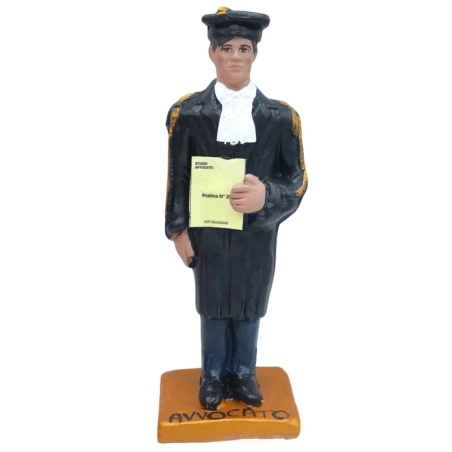 Statuetta Avvocato in terracotta 15-17 cm