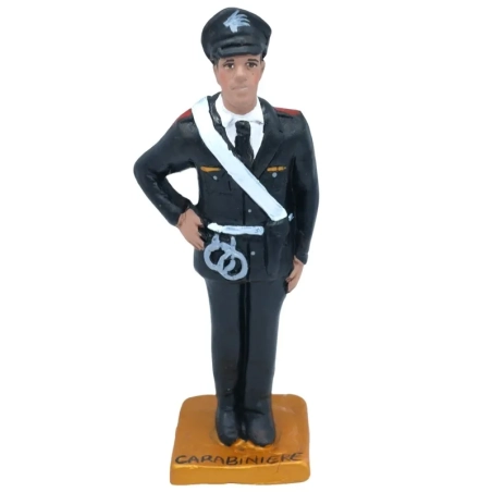 Statuetta Carabiniere in terracotta 15-17 cm