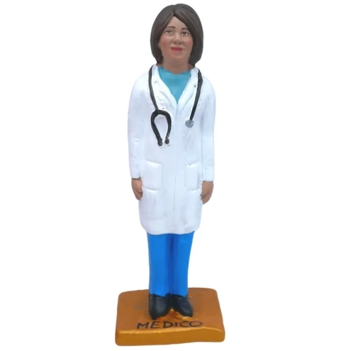 Statuetta Dottore o Dottoressa in terracotta 15-17 cm