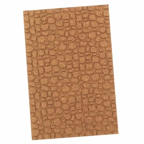 Foglio di sughero effetto roccia 100x50 1cm