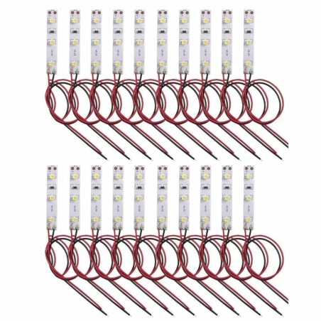 Striscia Led colore bianco caldo Autoadesiva 12V