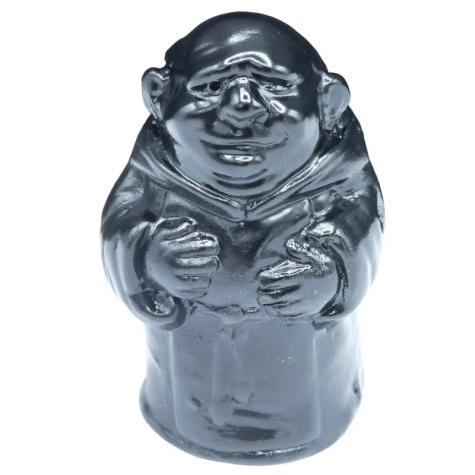 Statuina O' Munaciello classico nero stilizzato 10 cm