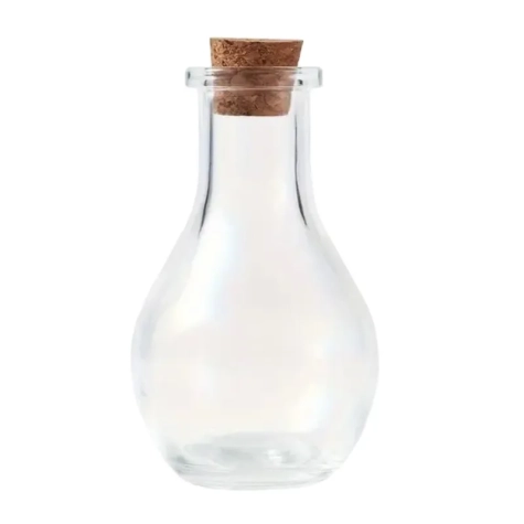 Piccola Damigiana in vetro per statuine da 6 a 12 cm