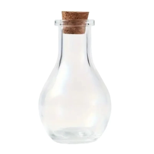 Piccola Damigiana in vetro per statuine da 6 a 12 cm
