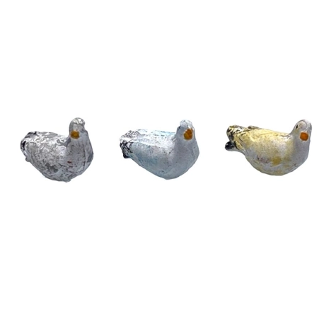 set-da-3 Uccellini in terracotta 4 cm
