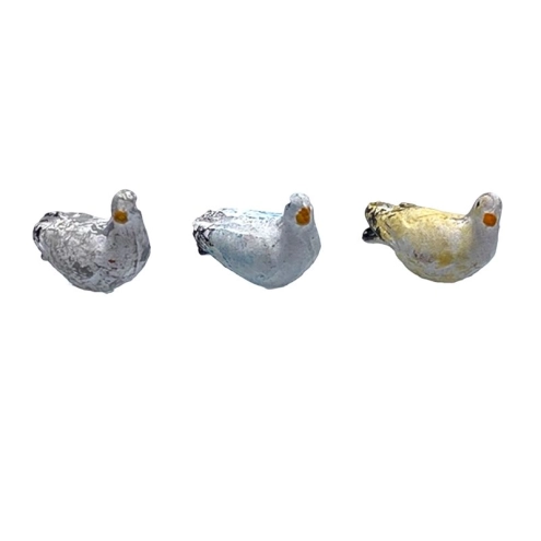 set-da-3 Uccellini in terracotta 4 cm