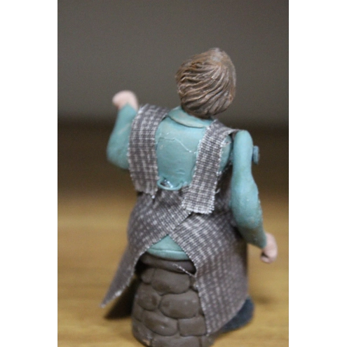 Figura snodabile per creare movimento | pastori per creare movimento, statuetta presepe, 