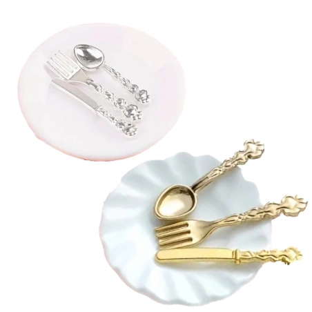 piatto con posate per pastori da 7 a 15 cm - 2 COLORI