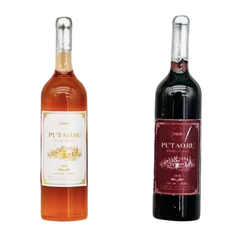 Set da 2 bottiglie di vino per pastori da 7 a 12 cm