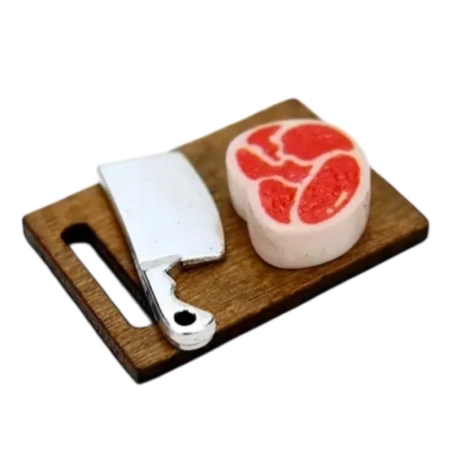 Tagliere con Carne e coltello per pastori da 7 a 12 cm