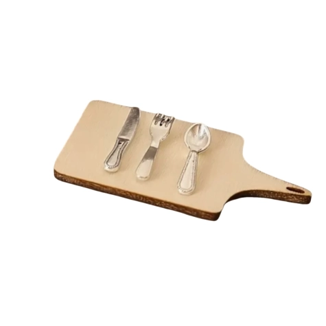 Tagliere con posate per pastori da 7 a 12 cm