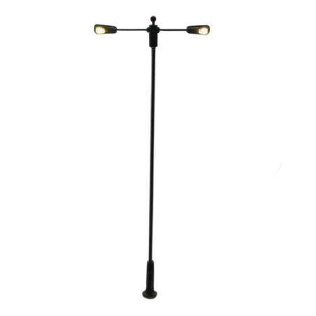 Lampioncino da strada 6 cm con luce LED 12v