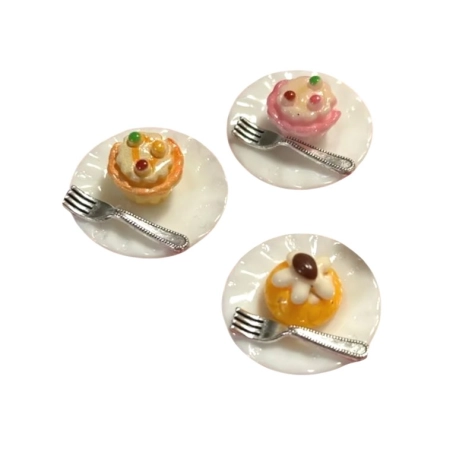 Set da 3 Dolci al piatto per pastori da 7 a 10 cm