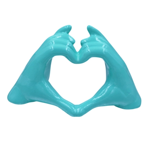 Mano Cuore tiffany in ceramica 14 cm