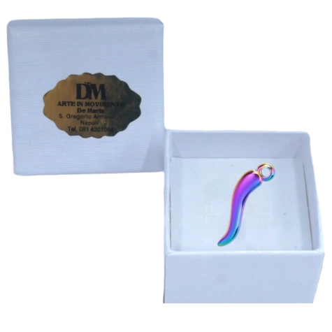 Gioiello Corno multicolore Ciondolo 2-3 cm 2