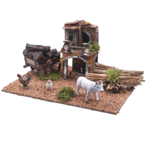 Fattoria con animali per presepe | Presepi napoli