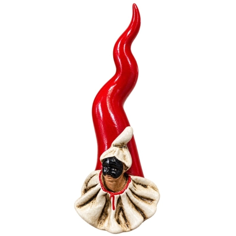 Pulcicorno antisfiga da tavolo in terracotta 17 cm