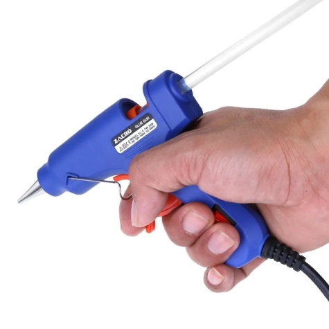 Pistola per colla a caldo con 2 stick di colla 2