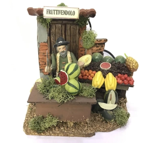 Fruttivendolo in movimento 10 cm