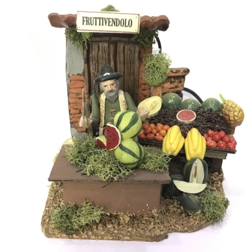 Fruttivendolo in movimento 10 cm