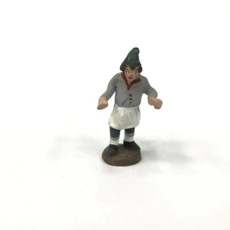Fornaio o Pizzaiolo in terracotta 4 cm