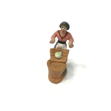 Lavandaia in terracotta 4 cm